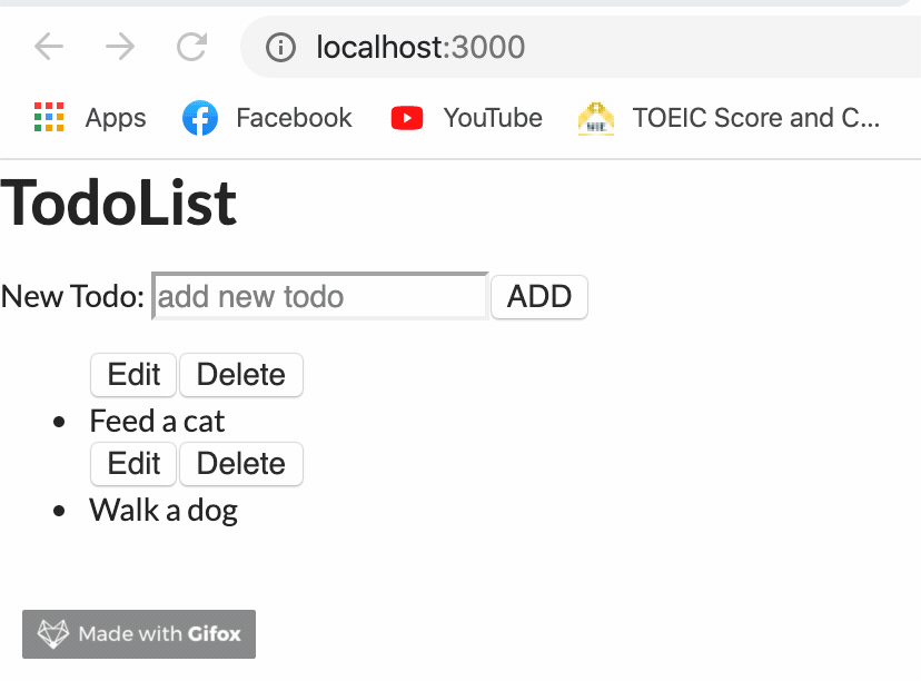 add new todo