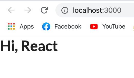 react